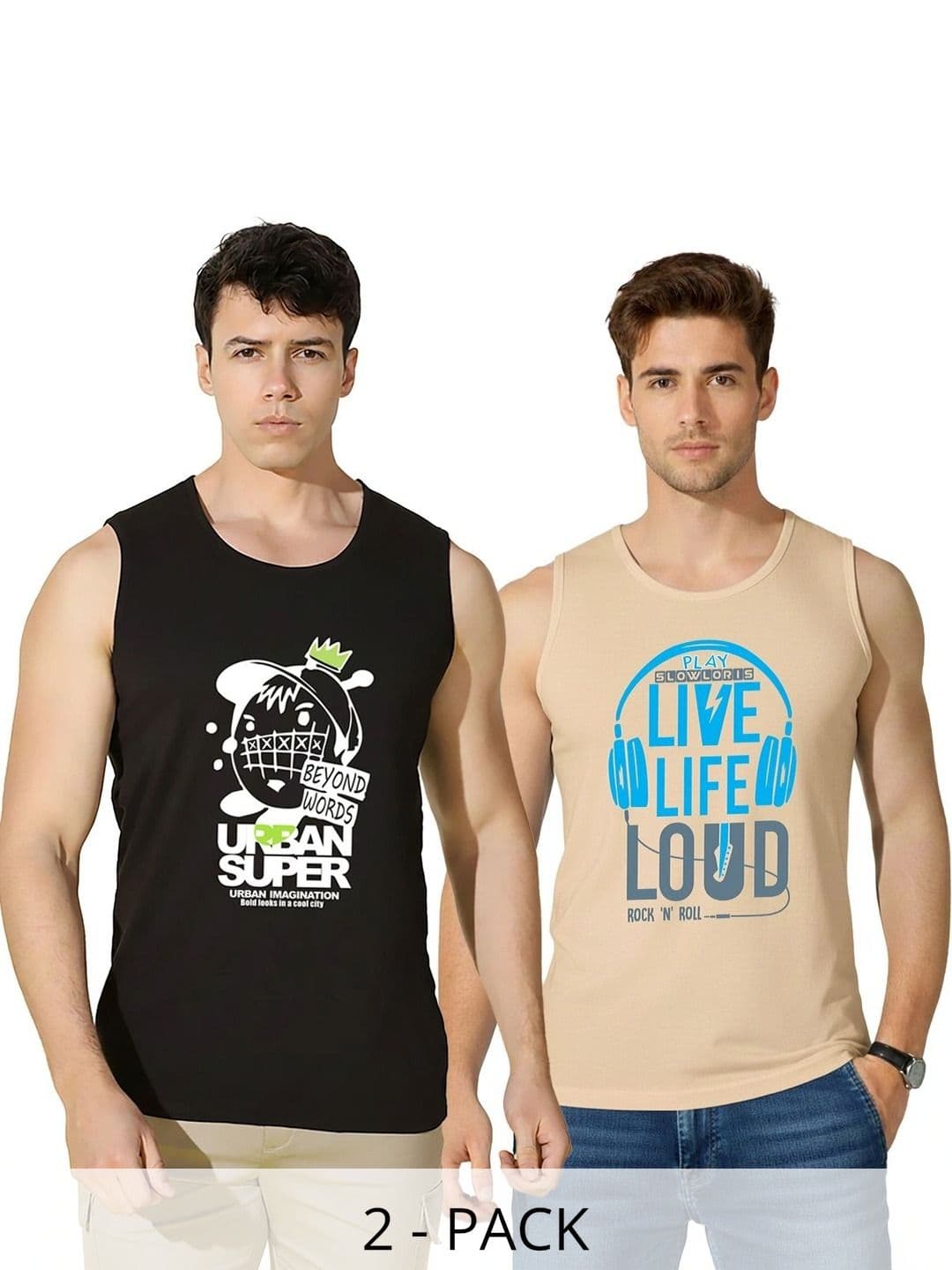 CRYPTIC Men 2 Printed T-shirt - view 1