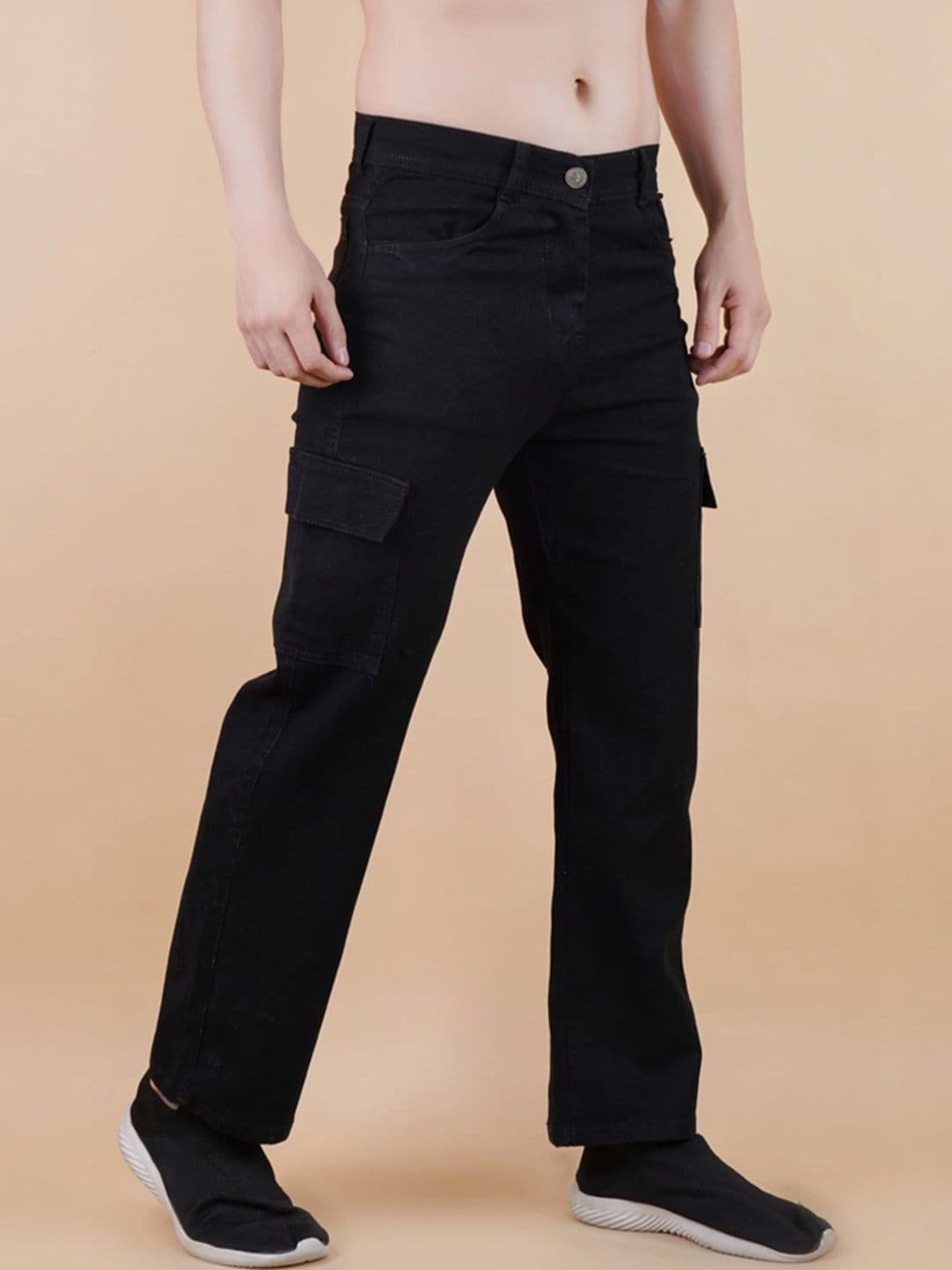 Metronaut Men Classic Regular Fit Mid-Rise Coated Stretchable Jeans - view 1