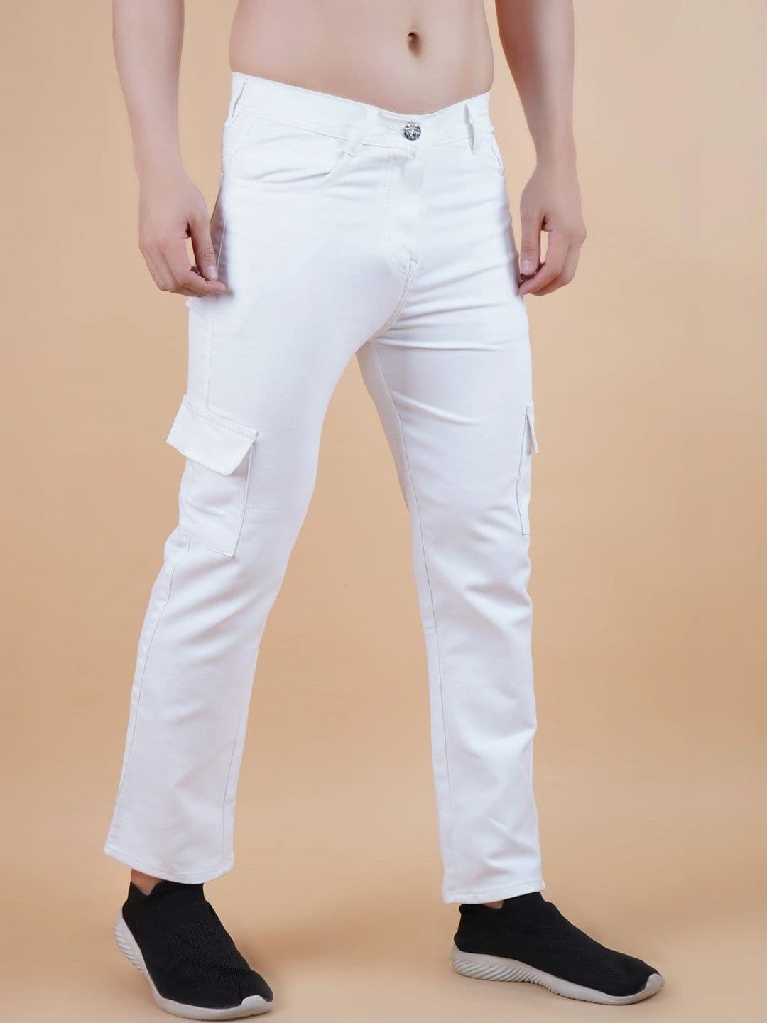 HERE&NOW Men Classic Regular Fit Mid-Rise Stretchable Jeans - view 1