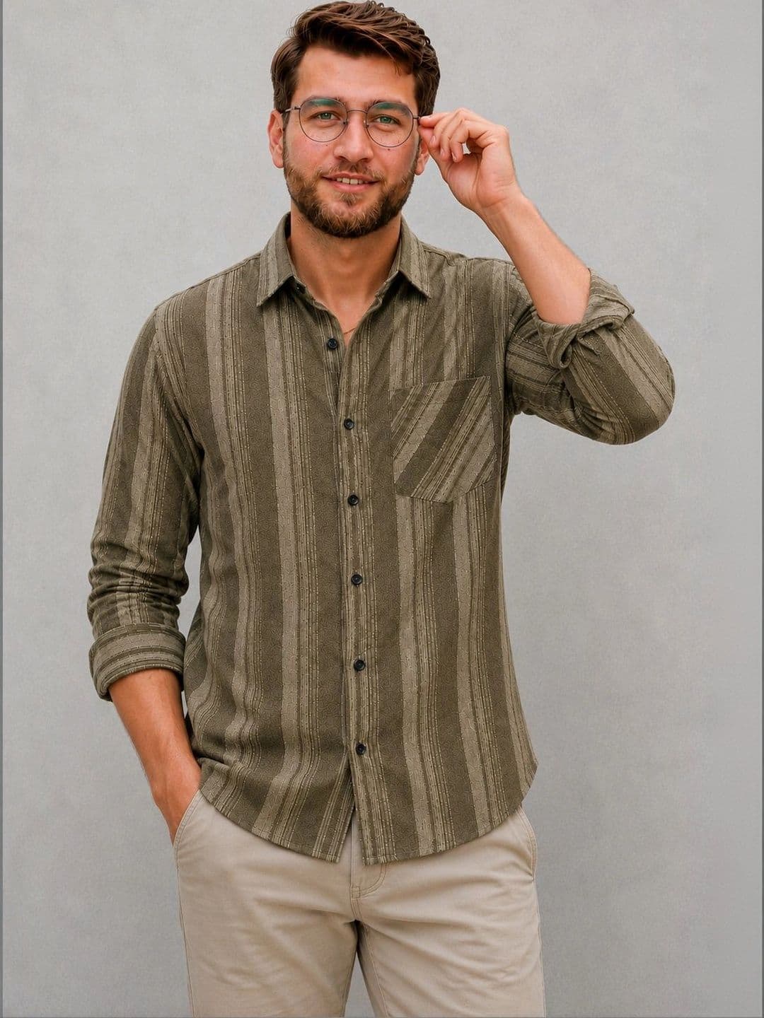 Metronaut Men Comfort Striped Casual Shirt - view 1