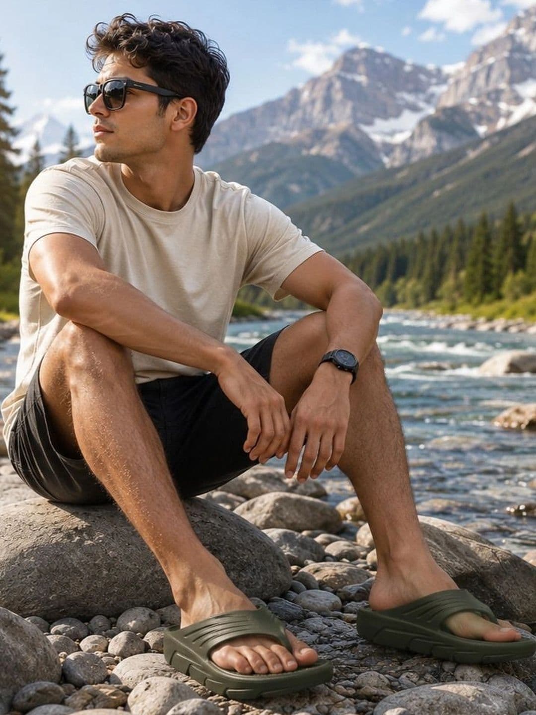 TRV Men Thong Flip-Flops - view 1