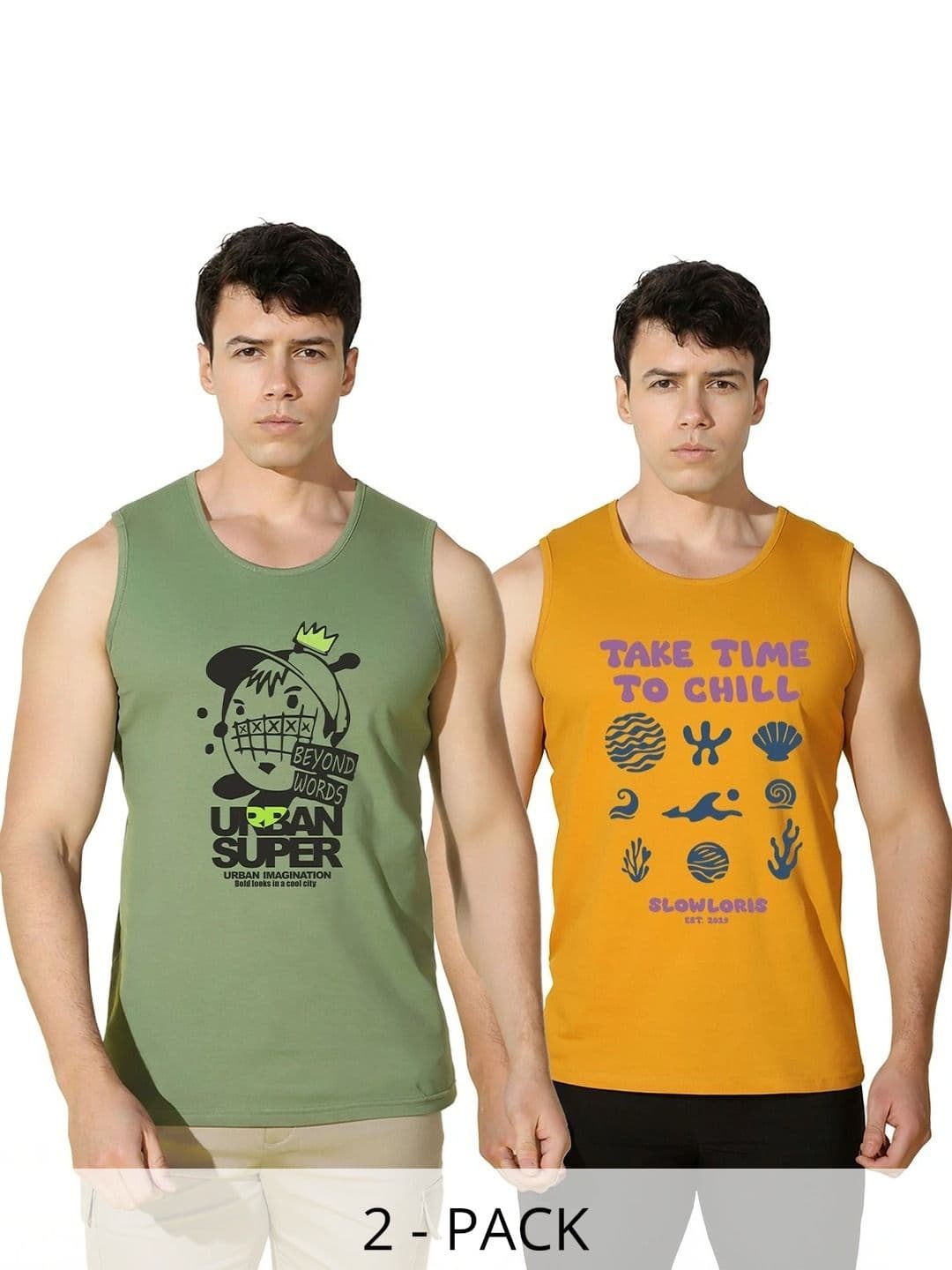 CRYPTIC Men 2 Printed T-shirt - view 1