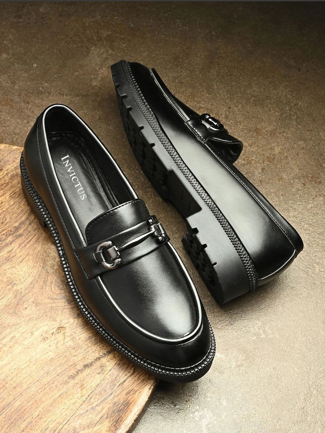INVICTUS Men Round Toe Slip-On Loafers Shoes - view 1