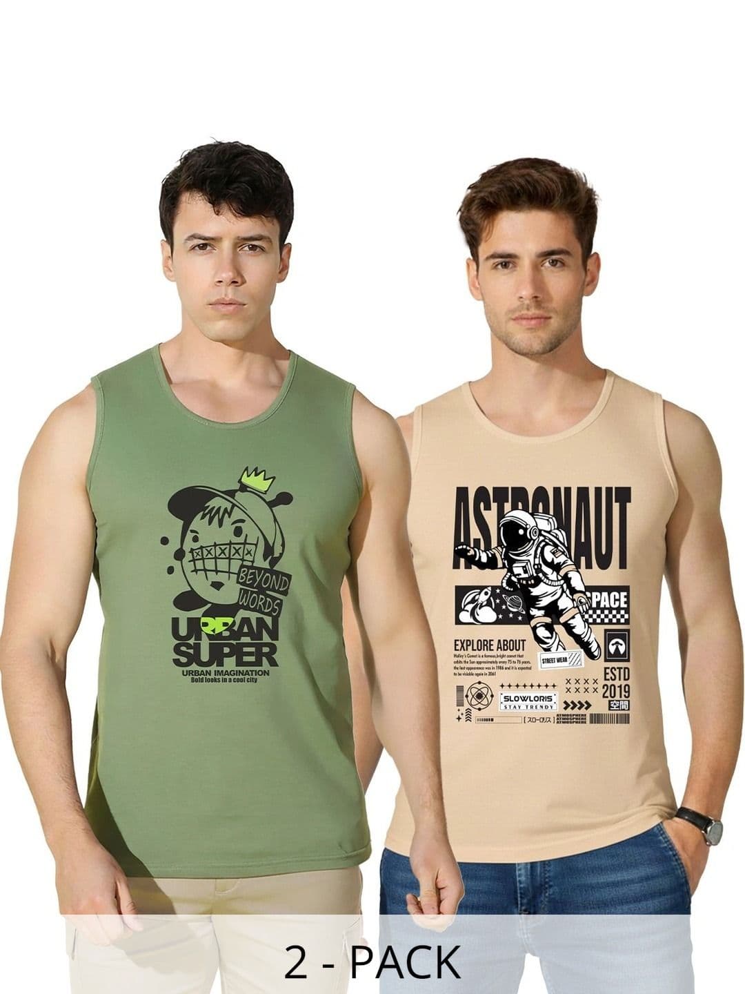 CRYPTIC Men 2 Printed T-shirt - view 1