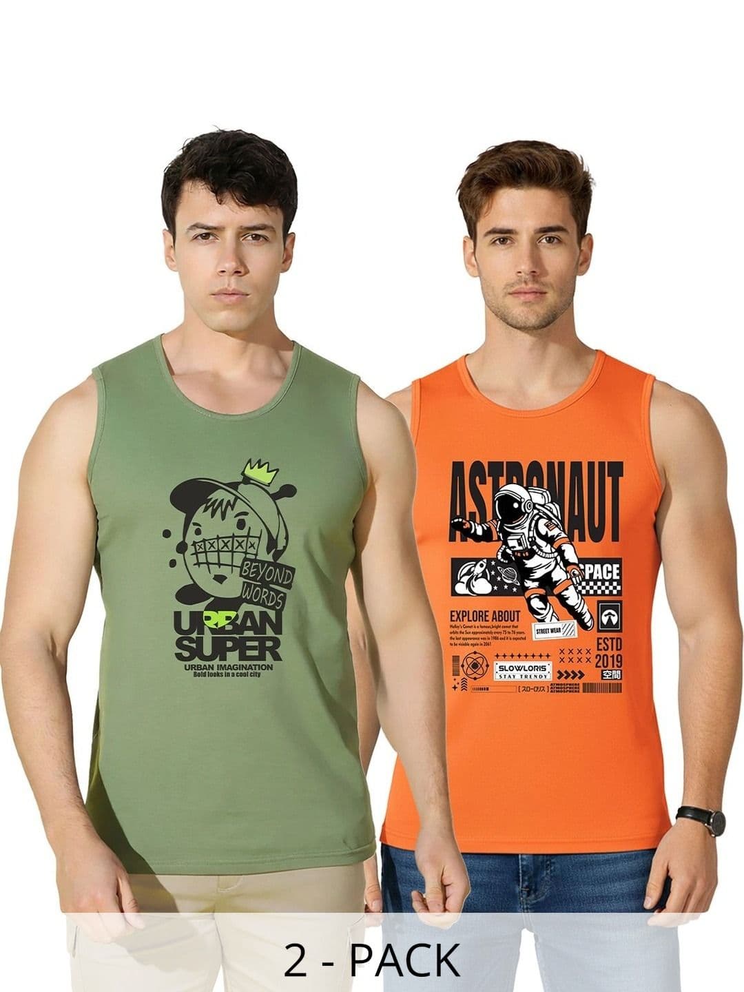 CRYPTIC Men 2 Printed T-shirt - view 1