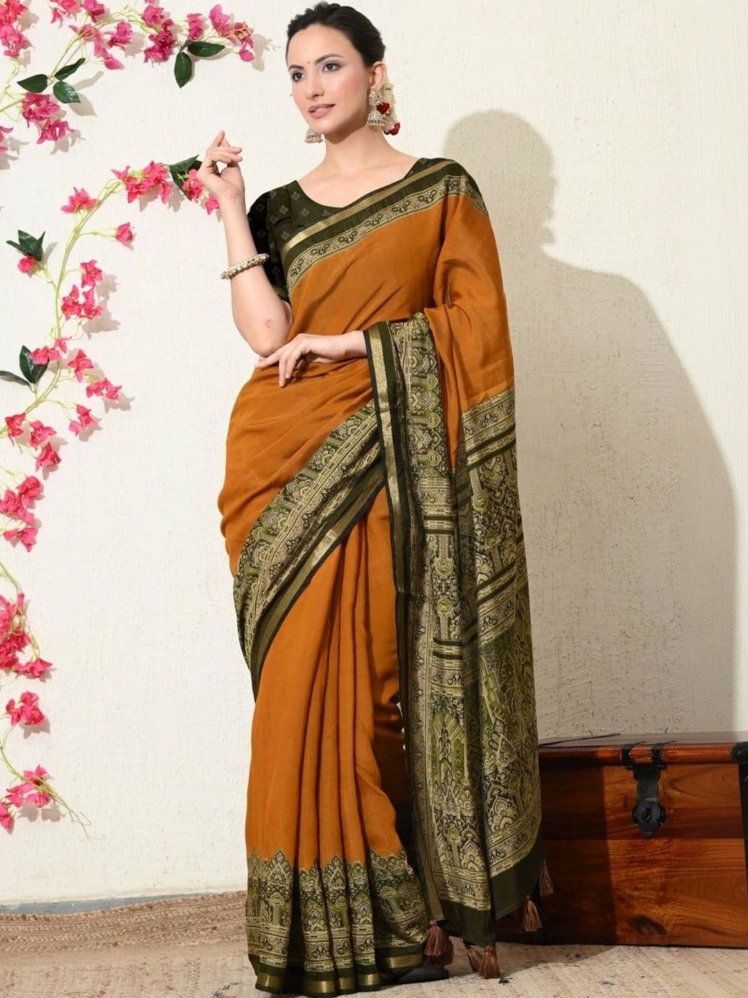KALINI Women Kalamkari Saree - view 1