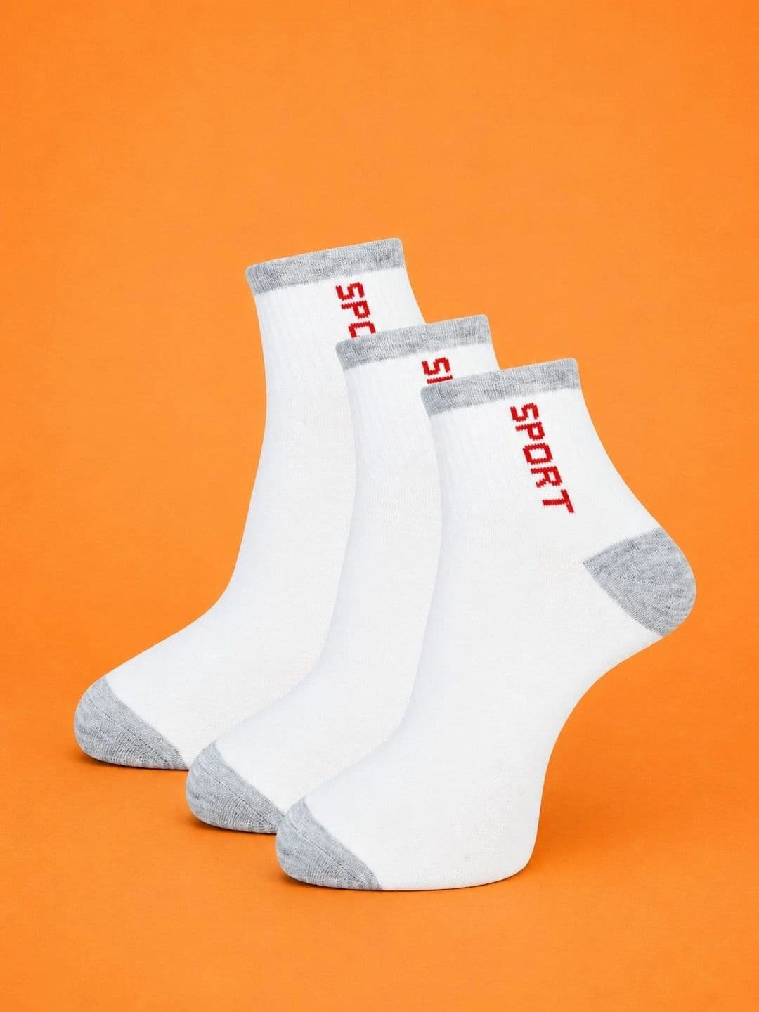 ADDOSSO Men Pack of 3 Cotton Assorted Patterned Ankle Length Socks - view 1