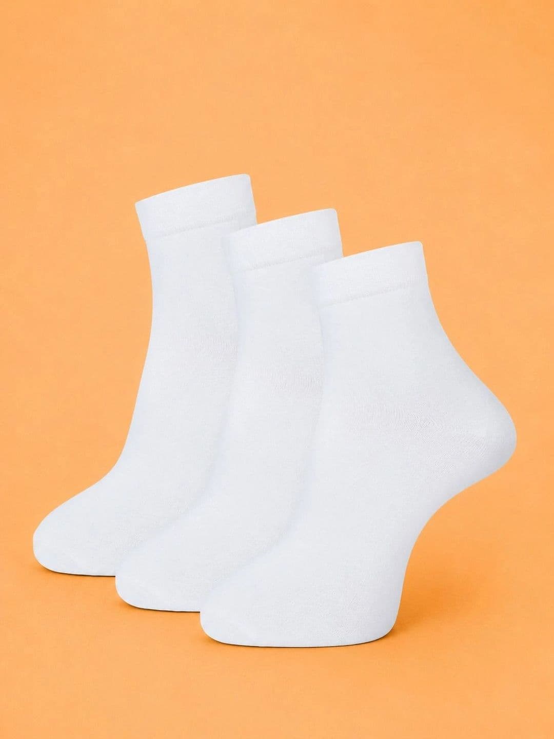 ADDOSSO Men Pack of 3 Cotton Assorted Ankle Length Socks - view 1
