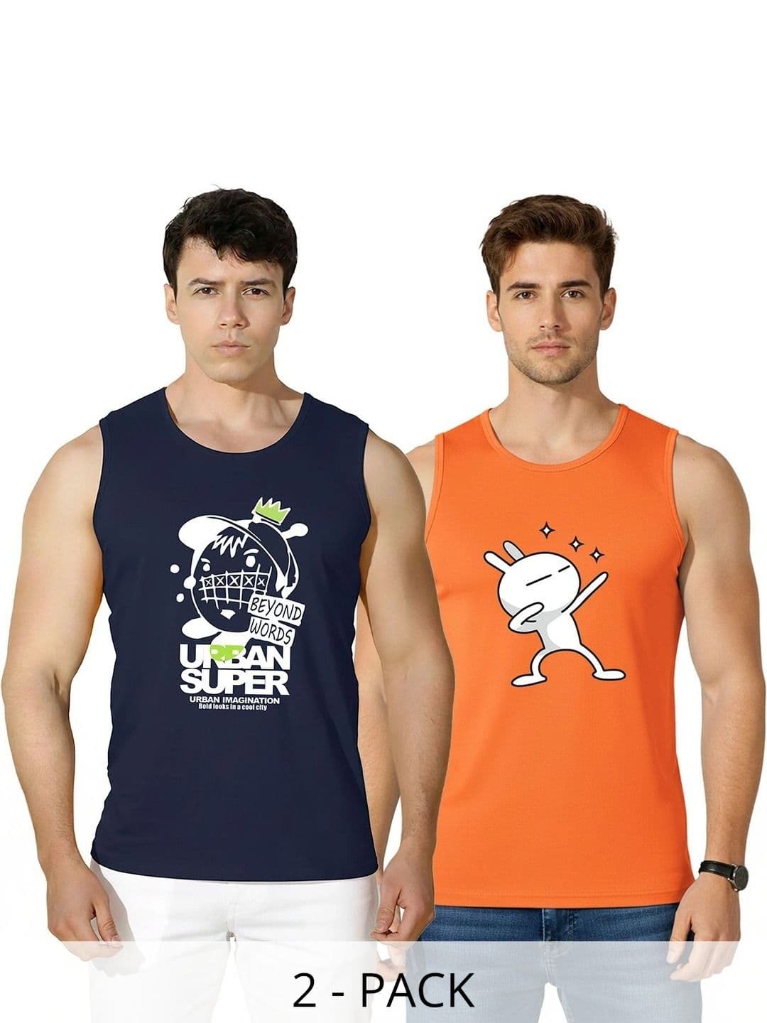 CRYPTIC Men 2 Printed T-shirt - view 1