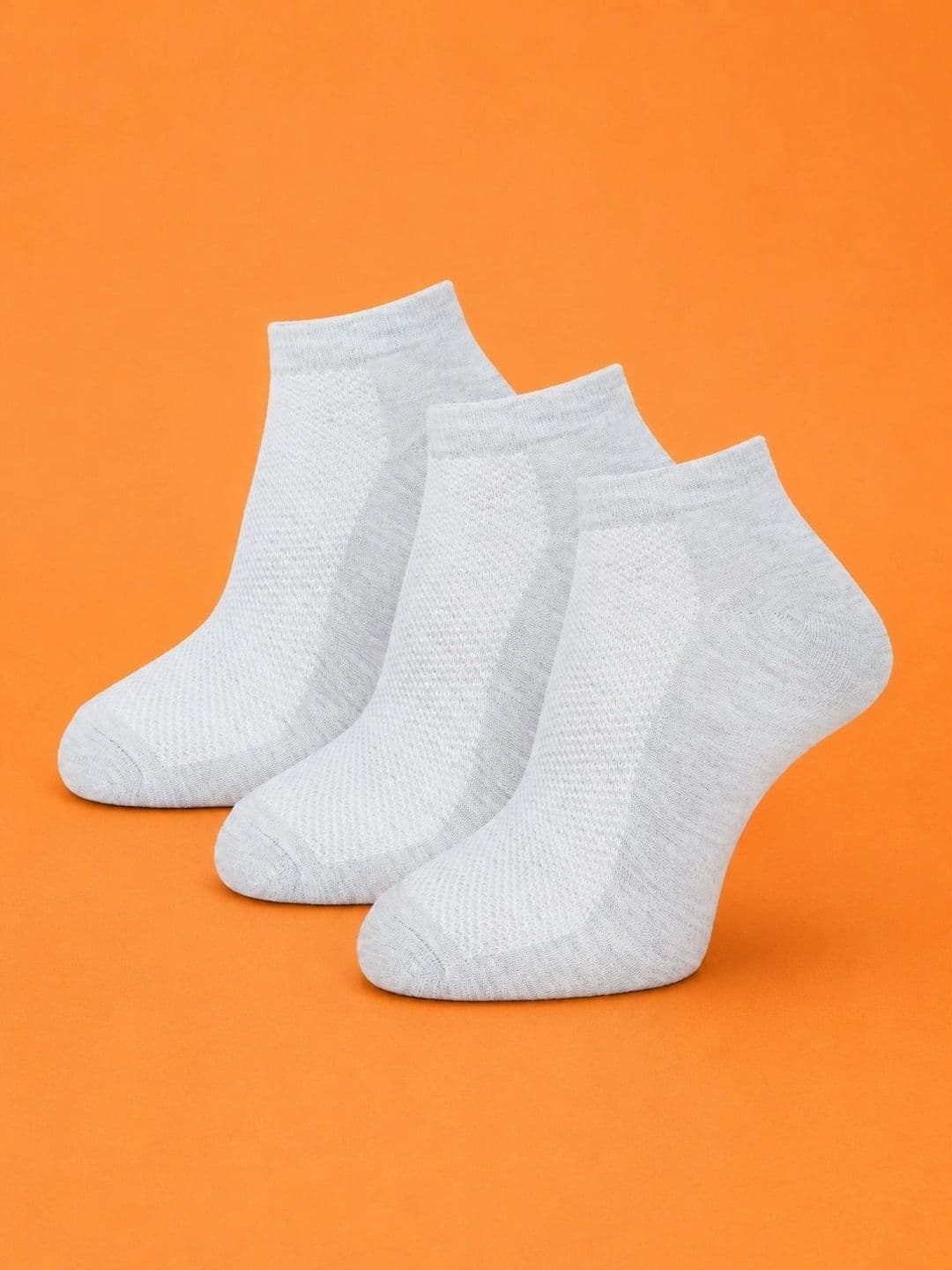 ADDOSSO Men Pack of 3 Cotton Assorted Ankle Length Socks - view 1