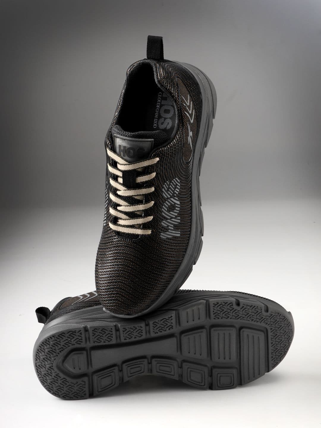 HOS Men Running Shoes Lace-Up Lightweight Comfortable Sports Shoes - view 1