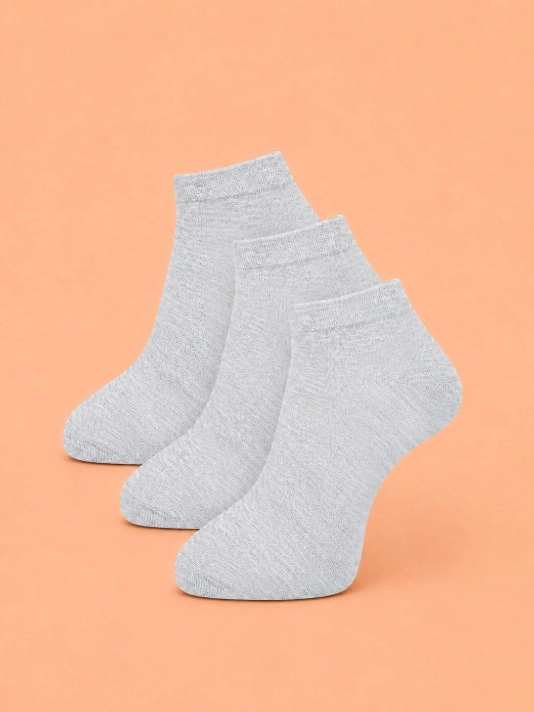 ADDOSSO Men Pack of 3 Cotton Assorted Ankle Length Socks - view 1