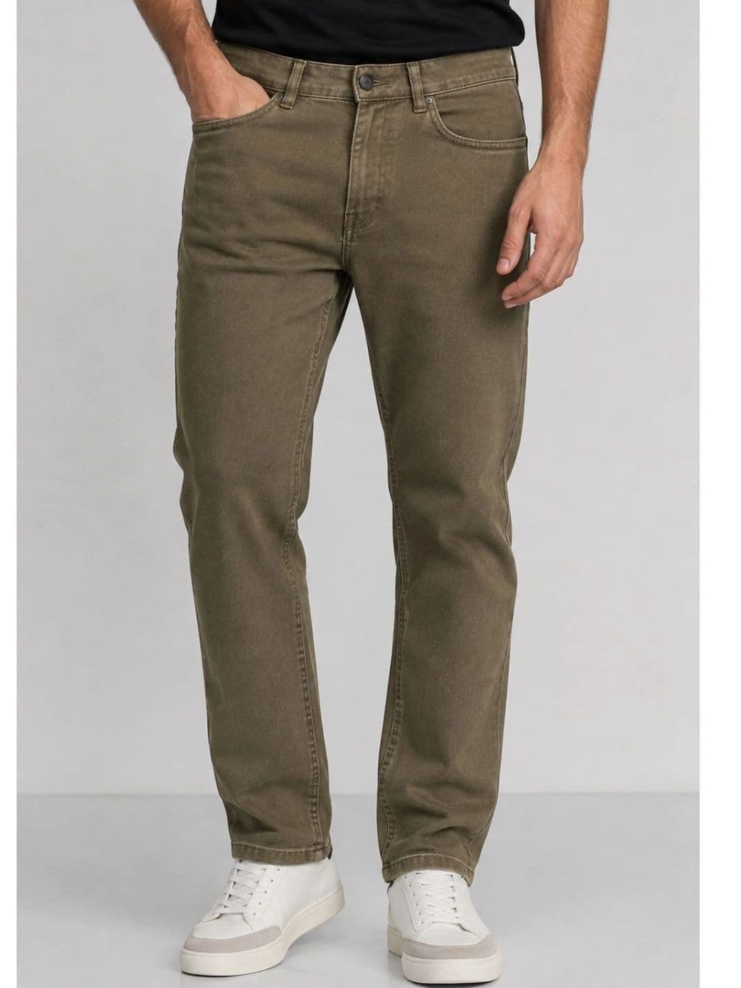ZUSH Men Straight Fit Mid-Rise Stretchable Jeans - view 1