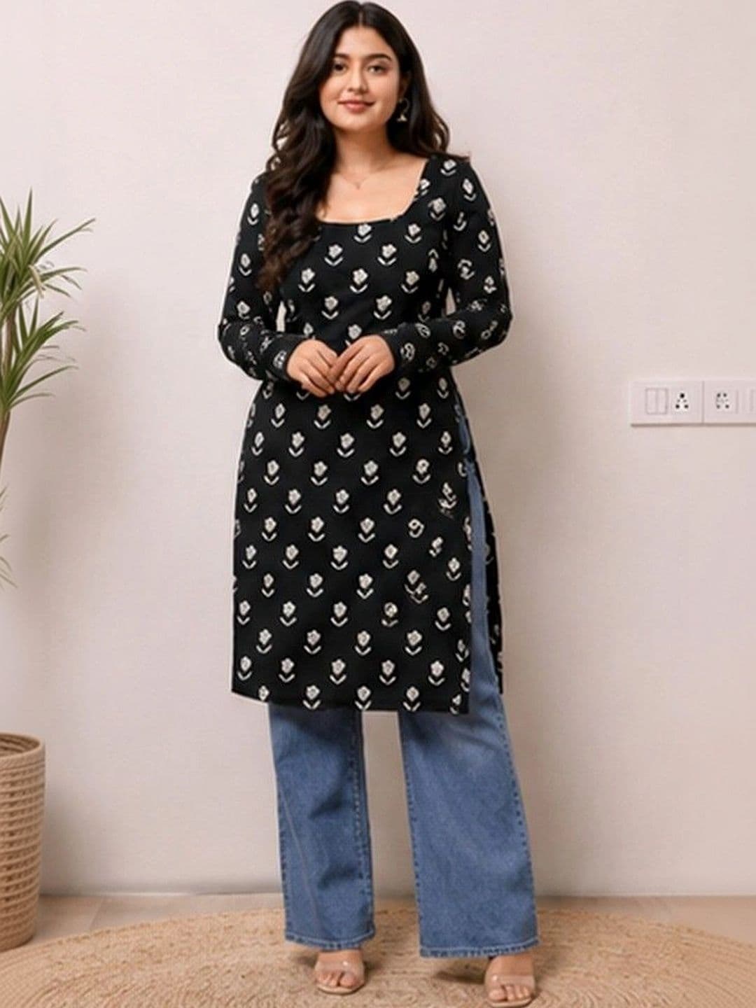 SHRISTHVAN Women Floral Printed Kurta - view 1