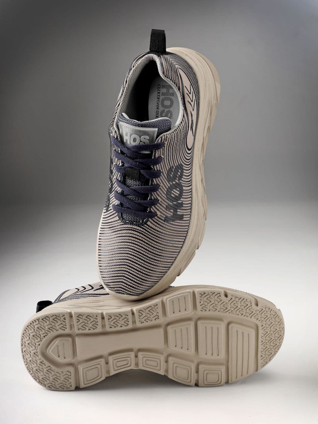 HOS Men Running Shoes Lace-Up Lightweight Comfortable Sports Shoes - view 1