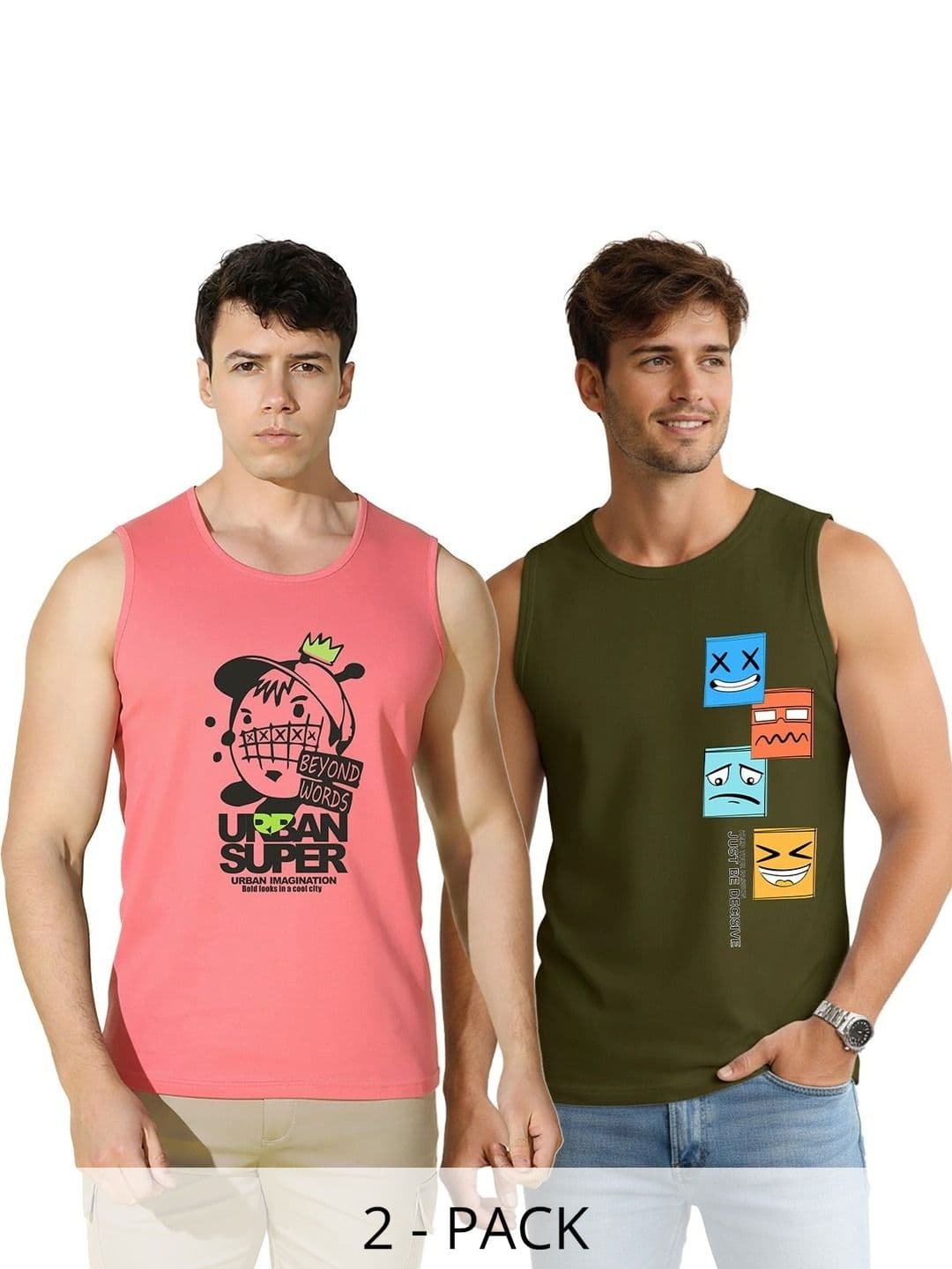 CRYPTIC Men 2 Printed T-shirt - view 1