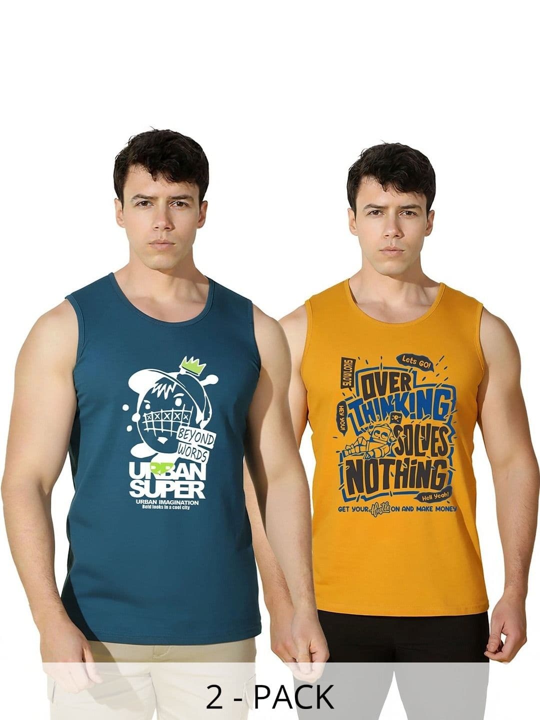 CRYPTIC Men 2 Printed T-shirt - view 1