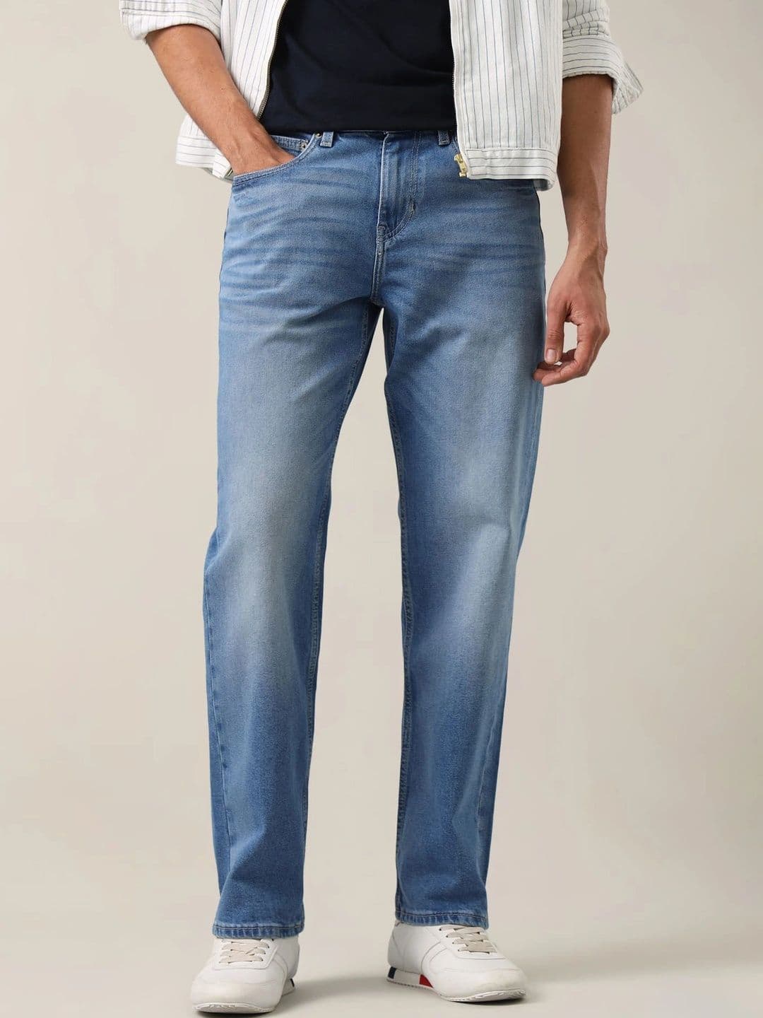 U.S. Polo Assn. Denim Co. Men Relaxed Fit Mid-Rise Jeans - view 1