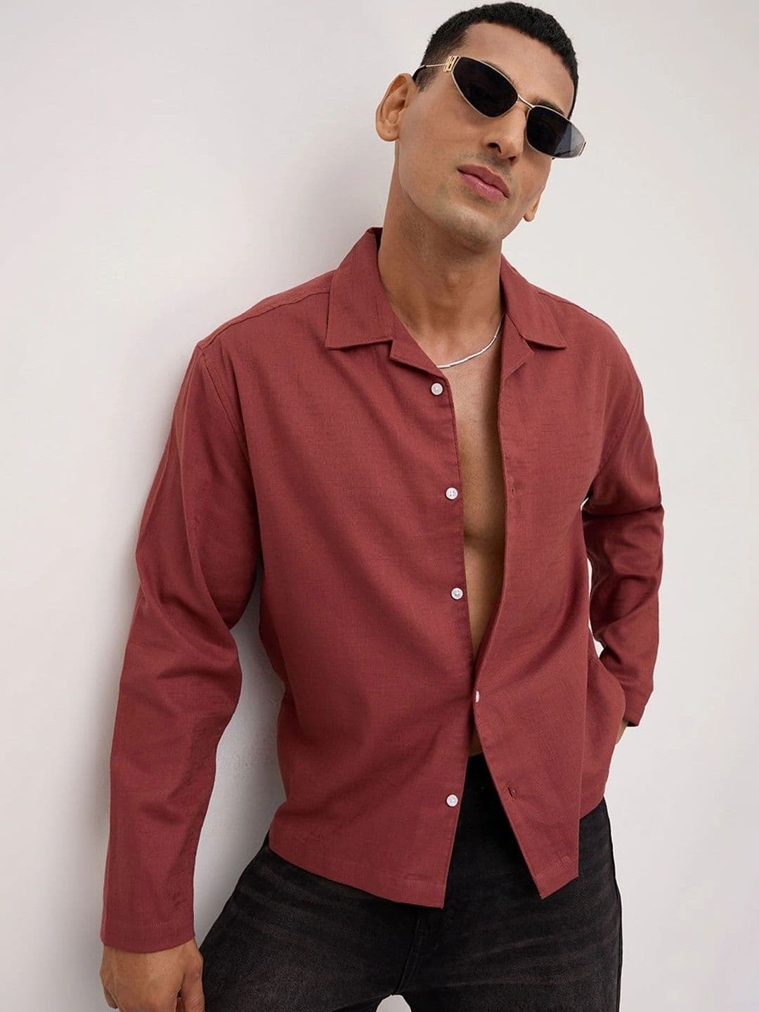 VASTRADO Men Classic Boxy Casual Shirt - view 1