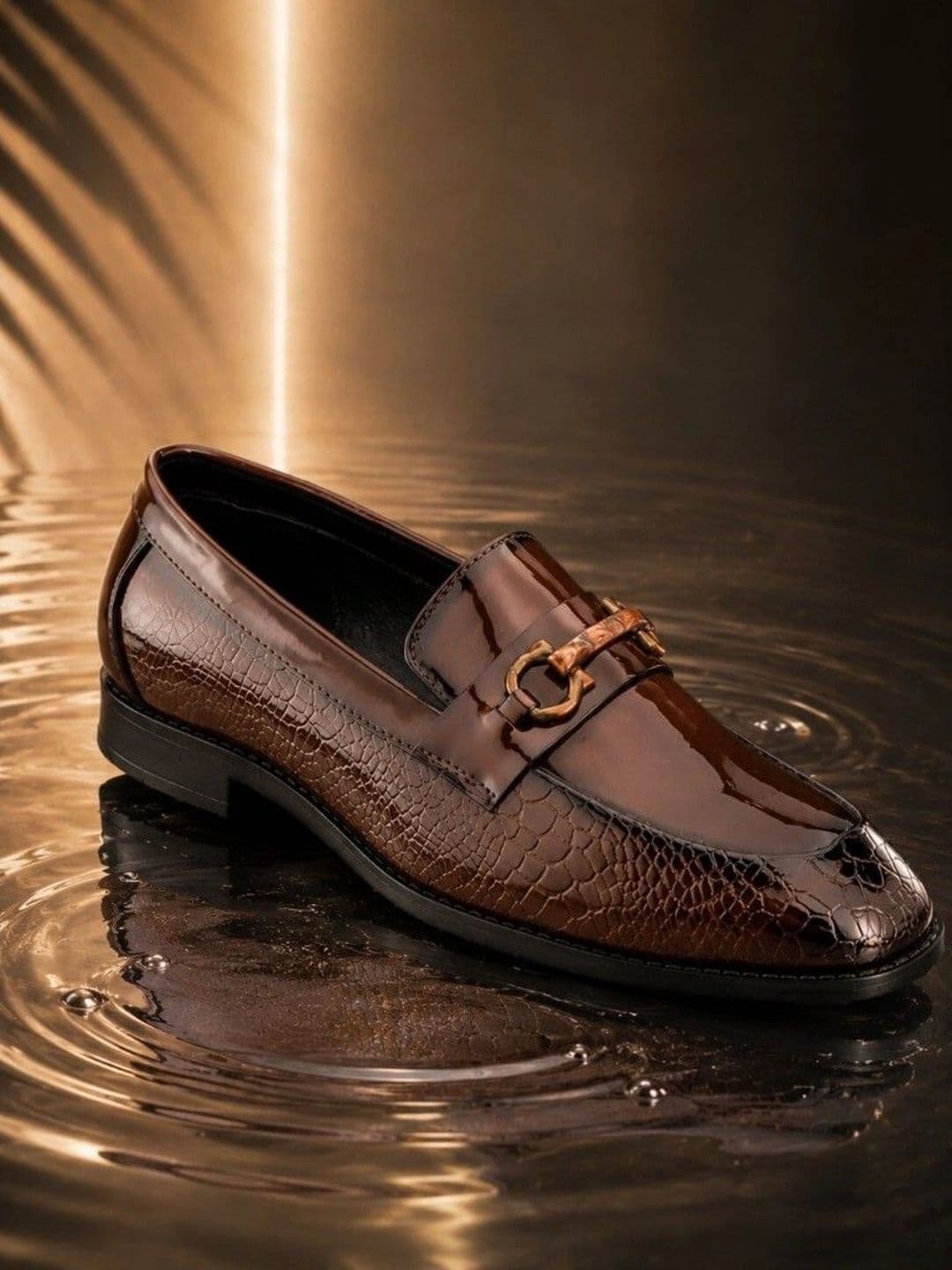 House of Pataudi Men Textured Loafers - view 1