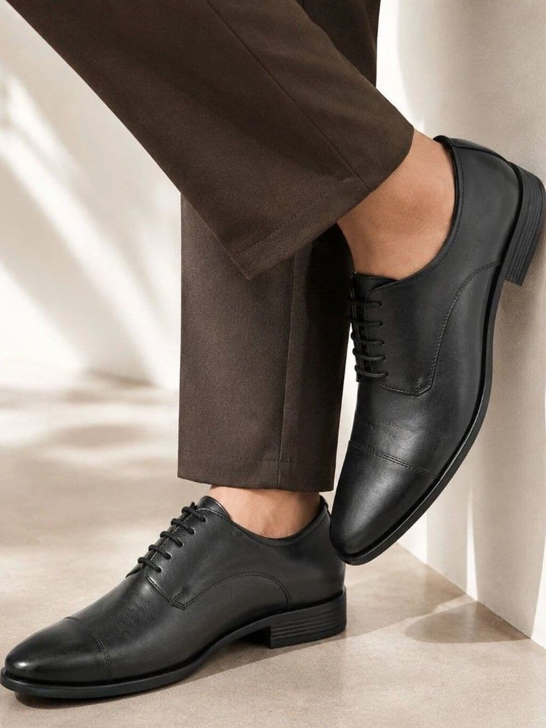 San Frissco Men Pointed Toe Lace-Ups Formal Oxfords Shoes - view 1