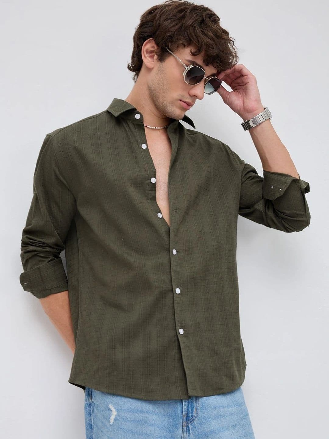 VASTRADO Men Classic Slim Fit Casual Shirt - view 1