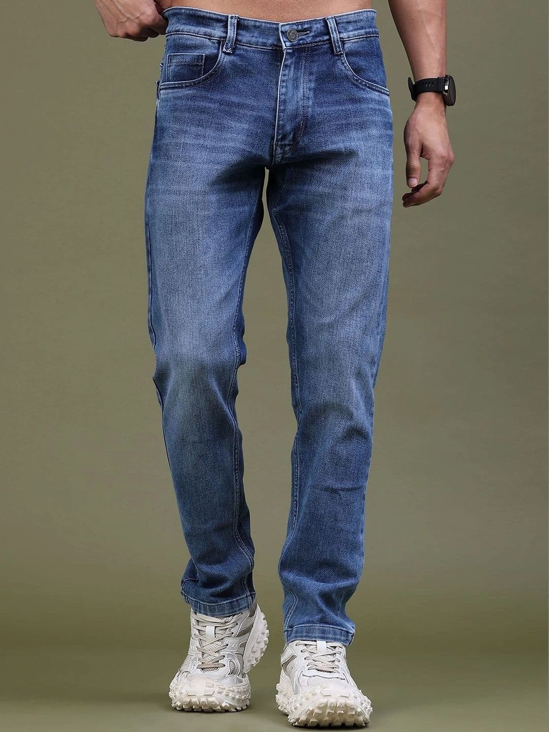 LIMEROAD Men Regular Fit Mid-Rise Jeans - view 1