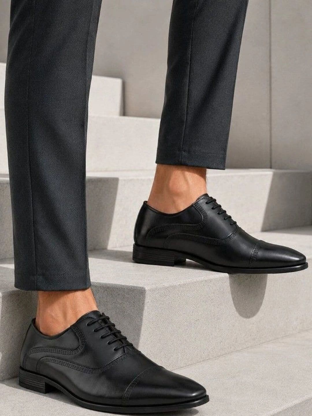 San Frissco Men Pointed Toe Lace-Ups Formal Oxfords Shoes - view 1