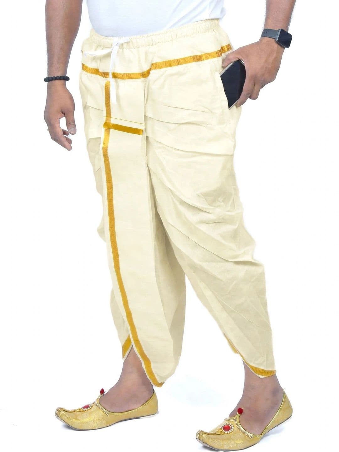 TUNI MANI Men Cotton Dhoti Dhotis - view 1