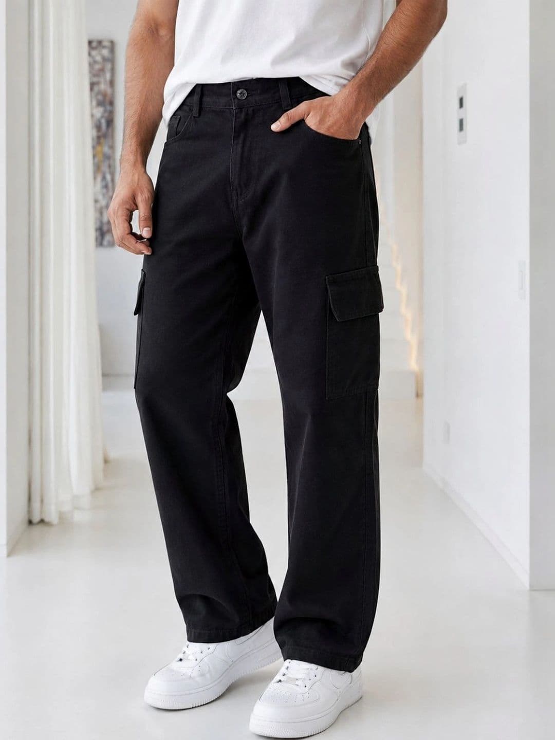 Moda Star Men Classic Relaxed Fit Mid-Rise Stretchable Jeans - view 1