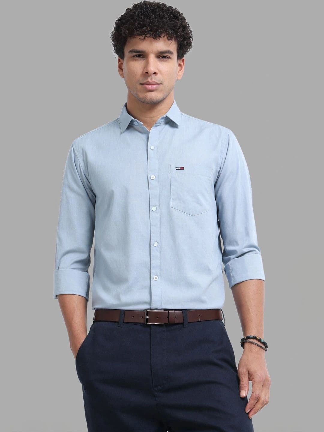 U.S. PITCHERS Men Modern Slim Fit Casual Shirt - view 1