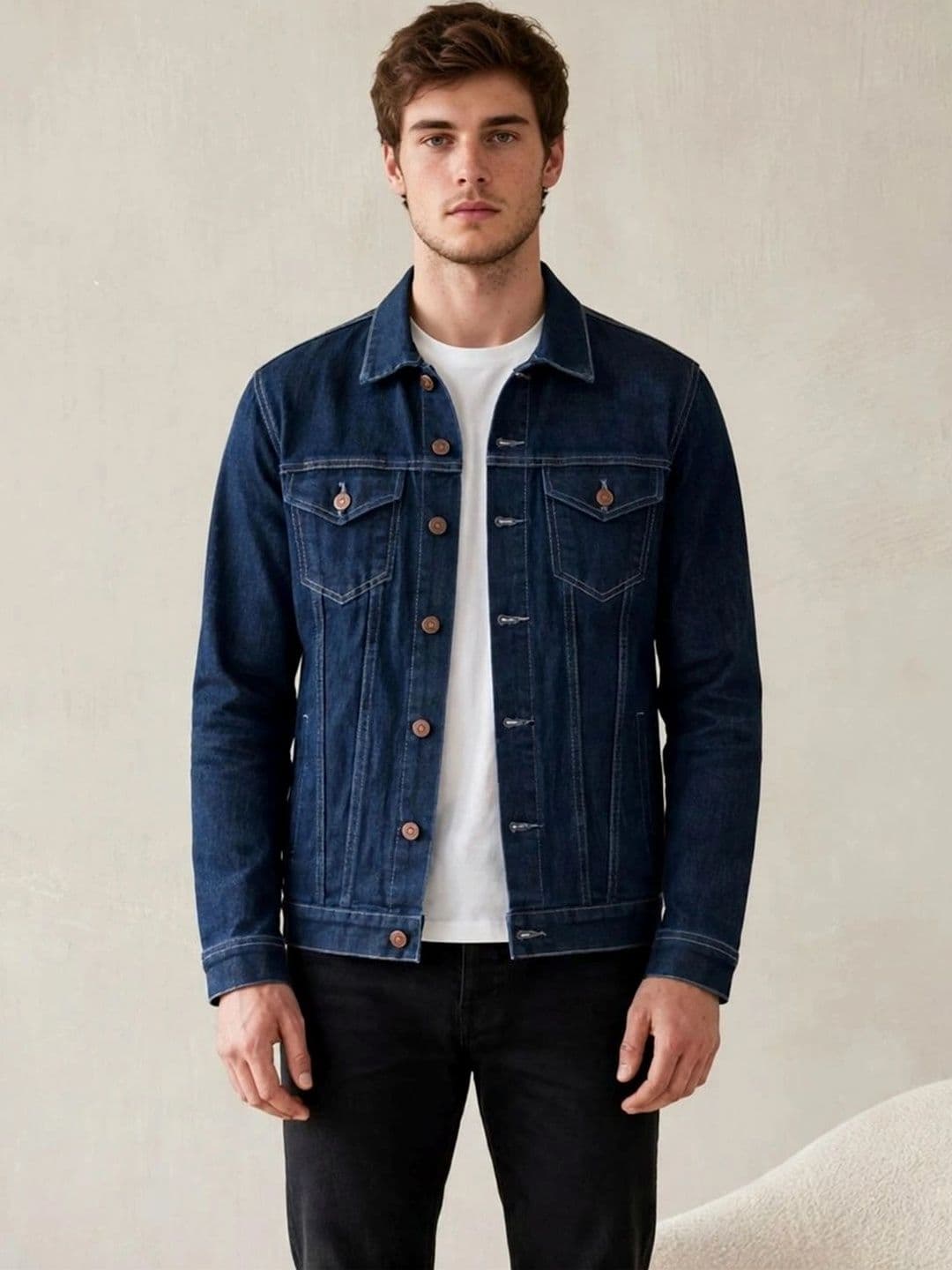 Moda Star Men Outdoor Denim Jacket - view 1