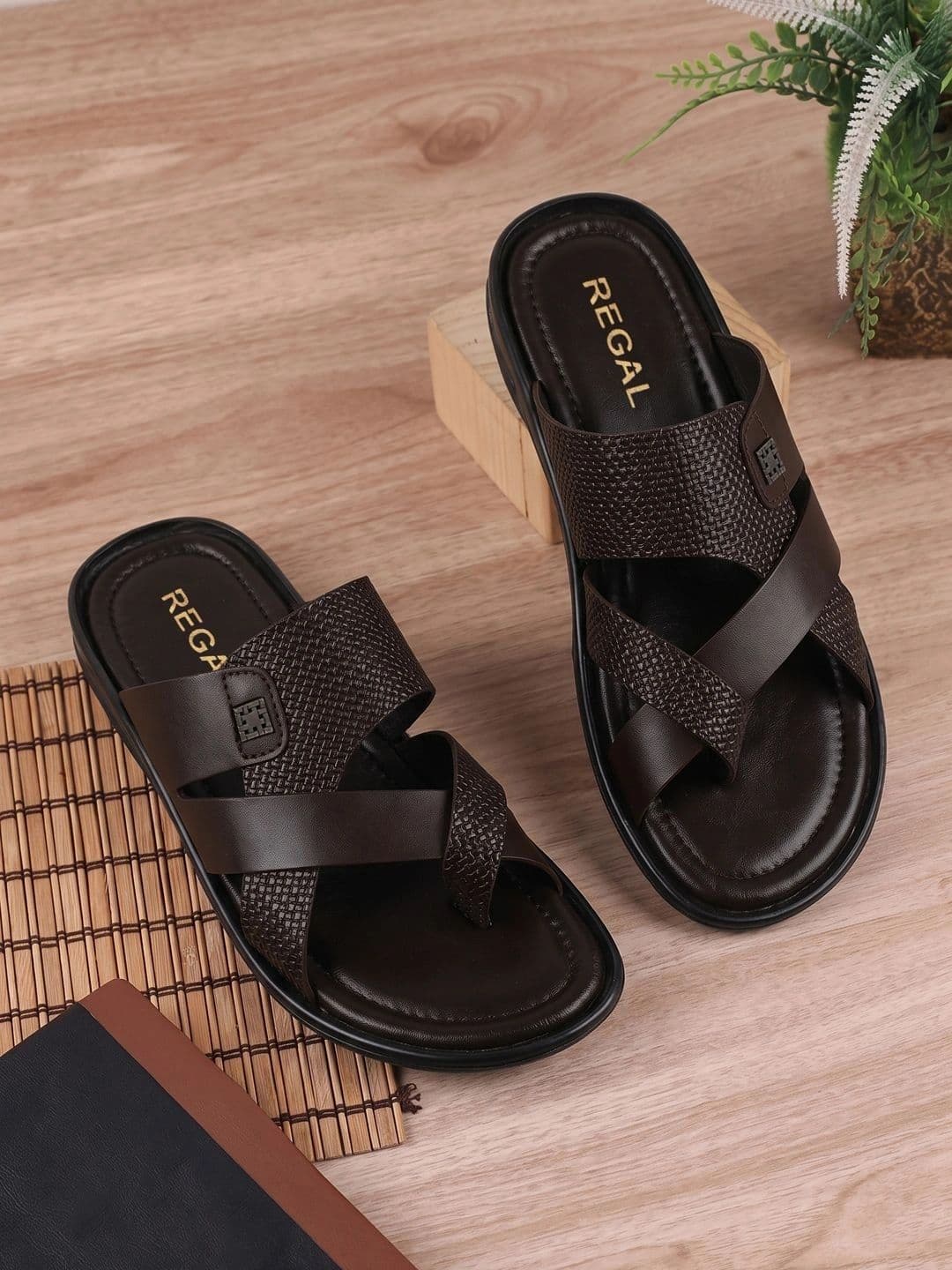 Regal Men Leather Comfort Sandals - view 1