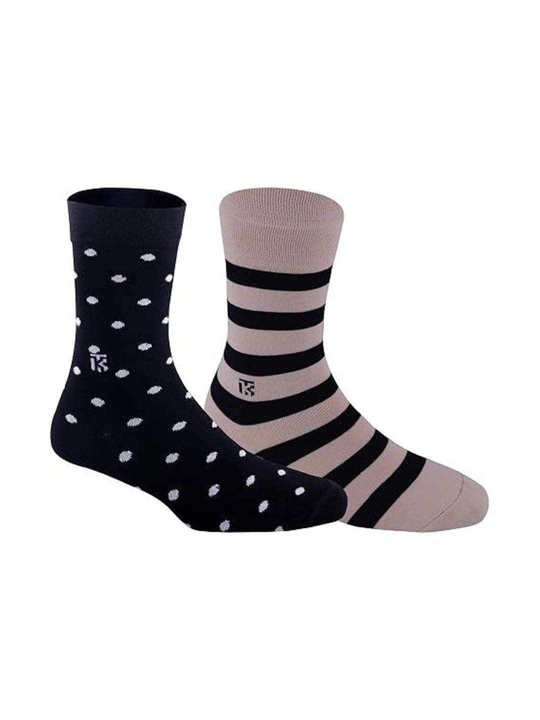 Kikitoes Men Pack of 2 Bamboo Assorted Patterned Above Ankle Socks - view 1