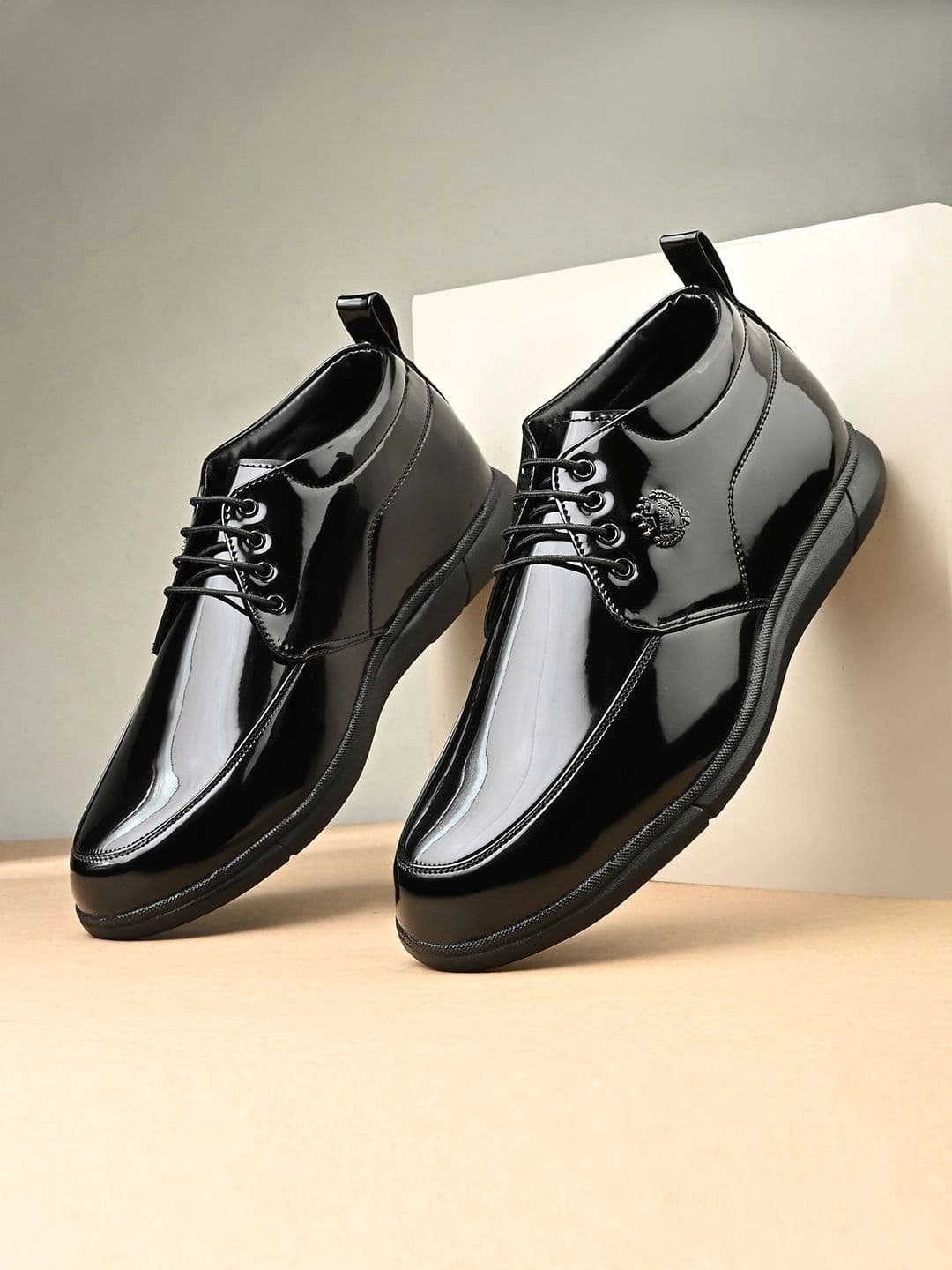 INVICTUS Men Round Toe Lace-Ups Formal Derbys Shoes - view 1