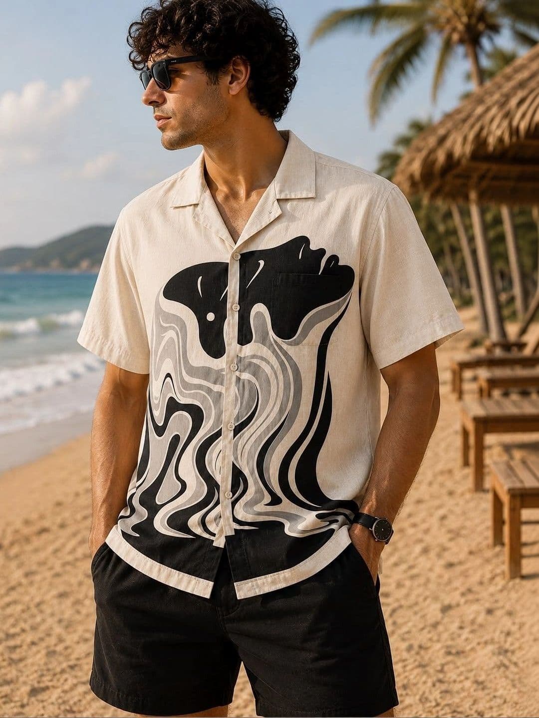MADMOJO Men Relaxed Printed Casual Shirt - view 1