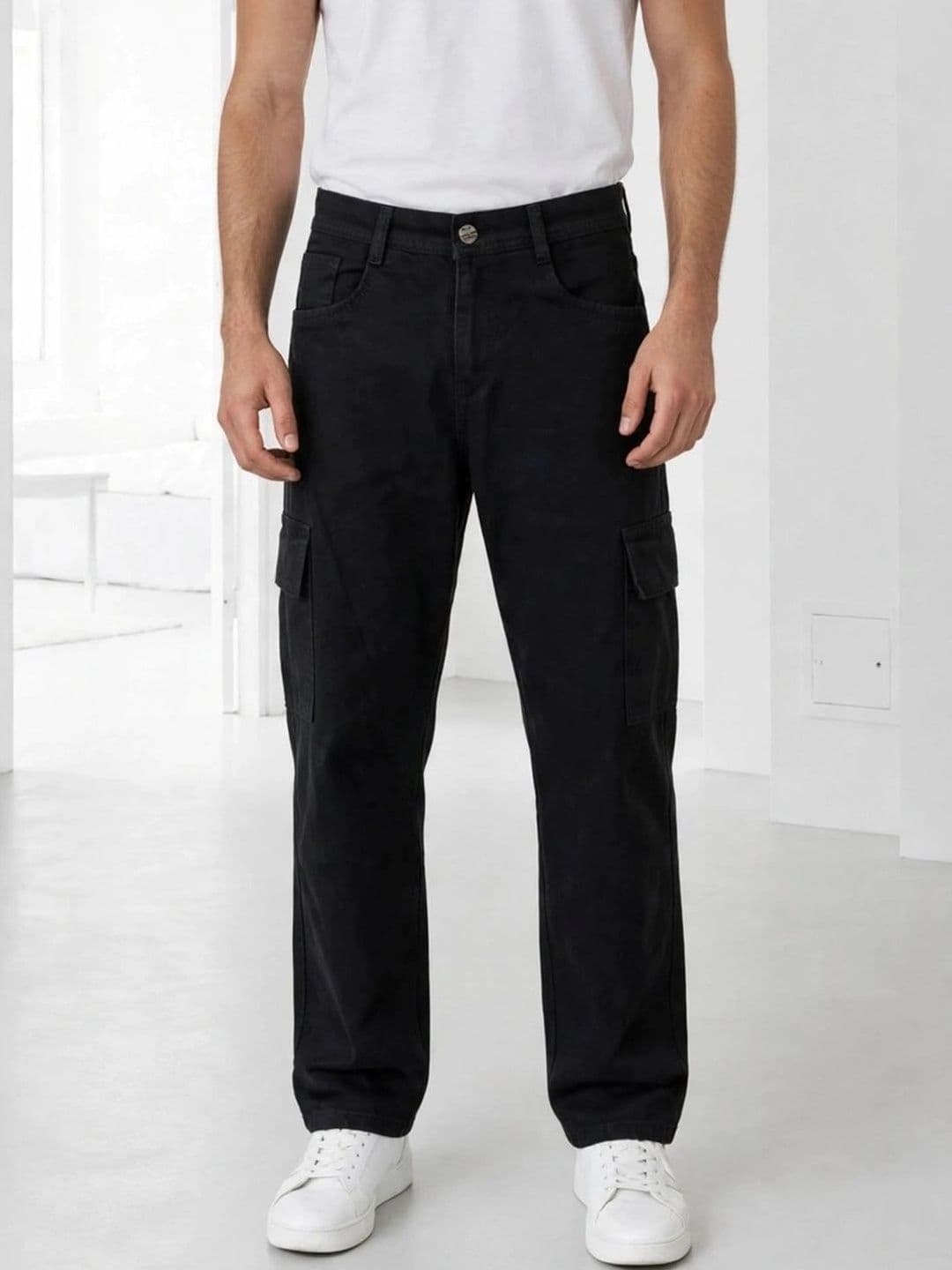 SZN Men Classic Relaxed Fit Mid-Rise Stretchable Jeans - view 1