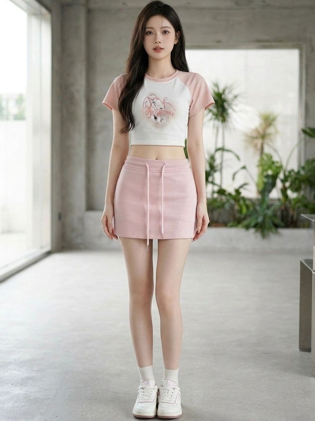 Suo Women Mini Straight Skirt - view 1