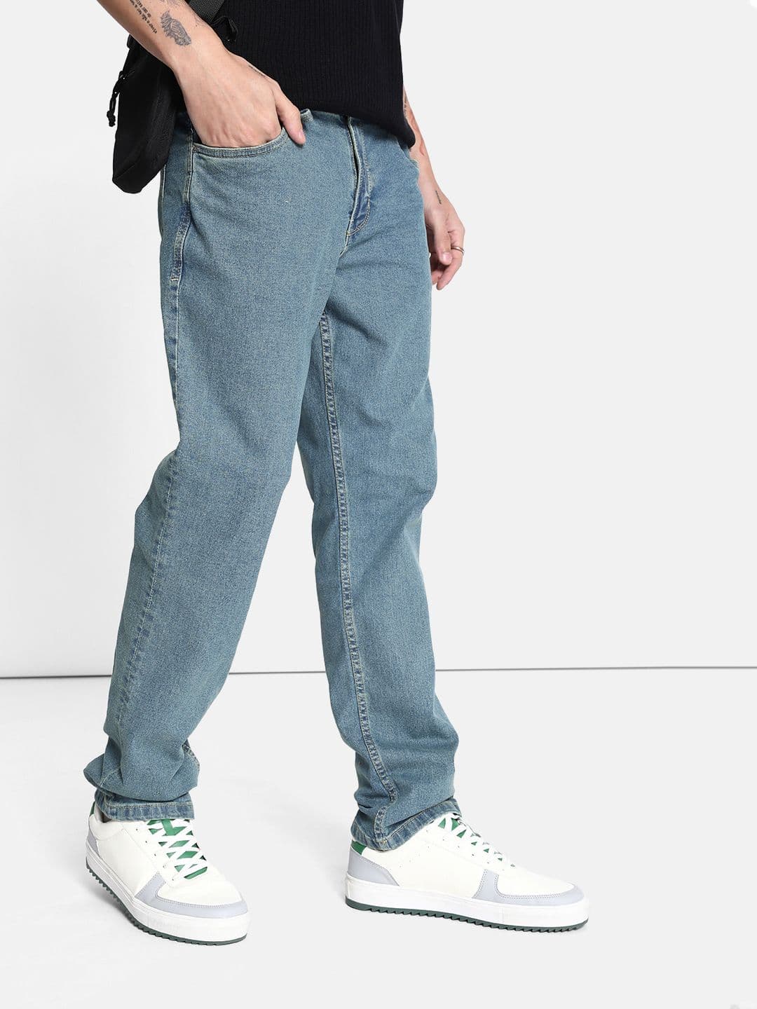 The Roadster Lifestyle Co. Men Straight Fit Stretchable Jeans - view 1