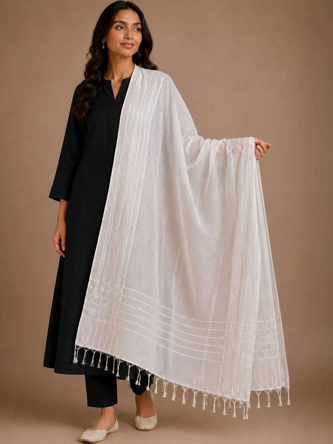 SAHINA DUPATTA Woven Design Dupatta - view 1