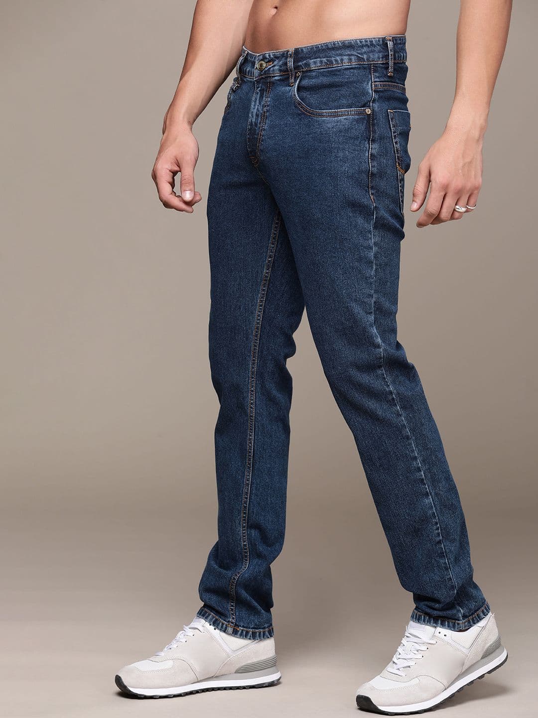 The Roadster Life Co. Men Light Fade Stretchable Jeans - view 1