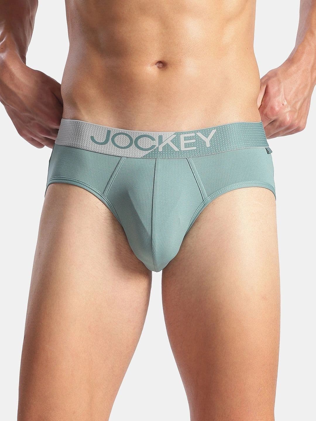 Jockey Microfiber Mesh Elastane Stretch Performance Brief with StayDry Technology - MM04 - view 1