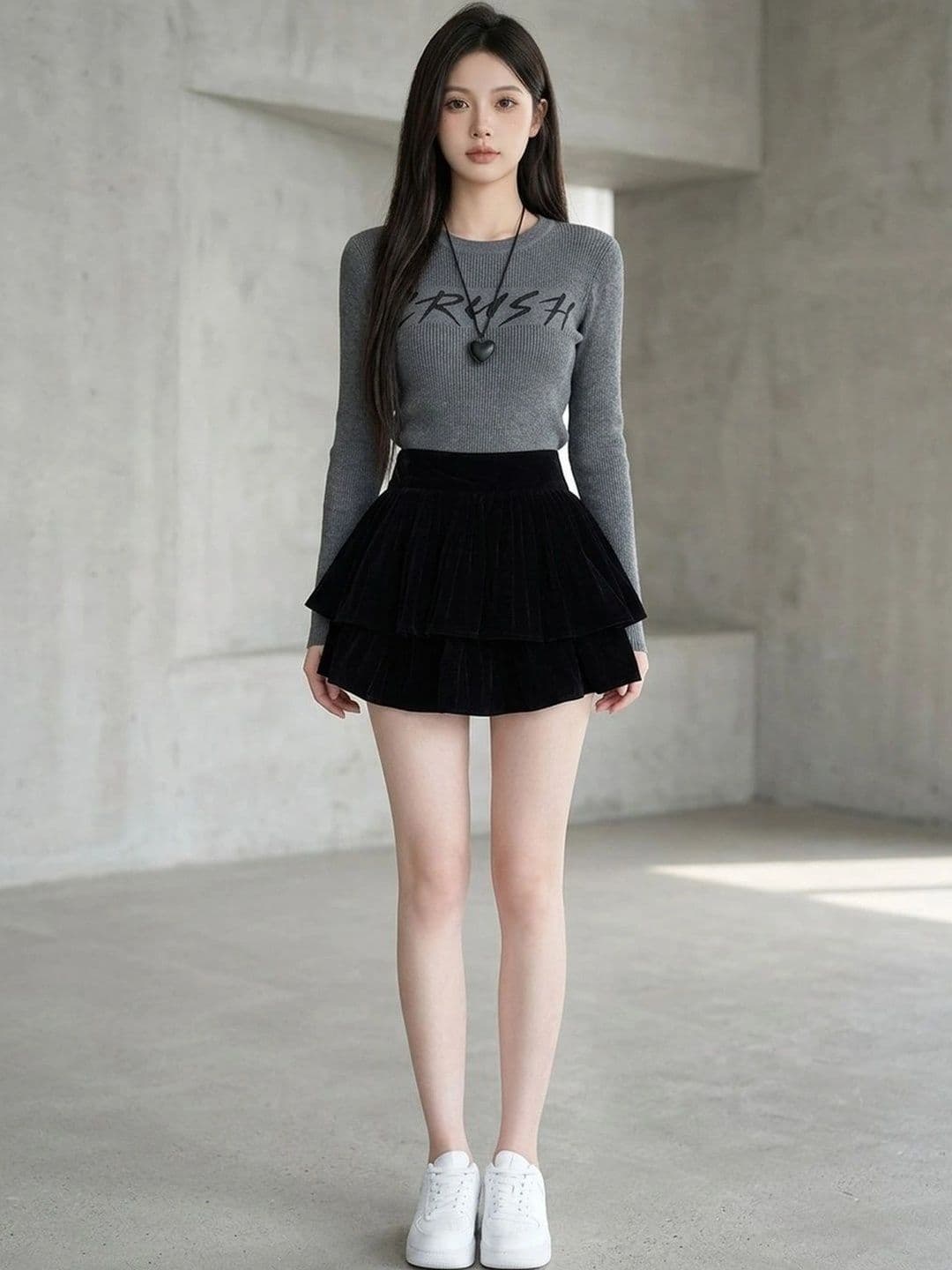 Suo Women Tiered Mini Flared Skirt - view 1