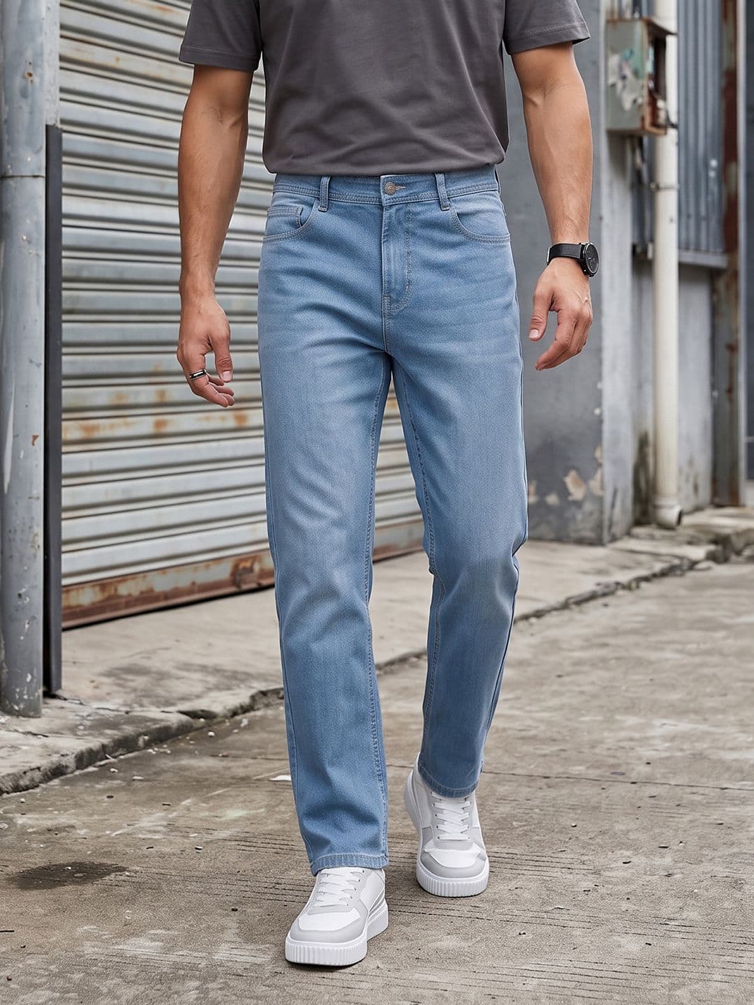 The Roadster Life Co. Men Light Fade Jeans - view 1