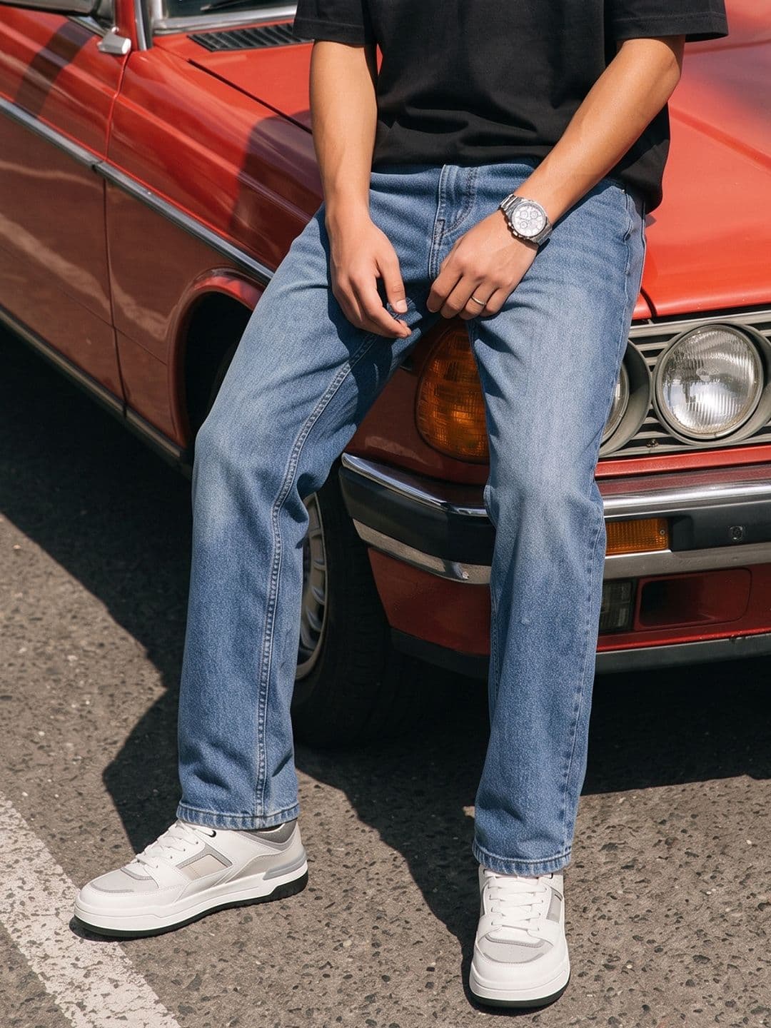 The Roadster Life Co. Men Heavy Fade Stretchable Jeans - view 1