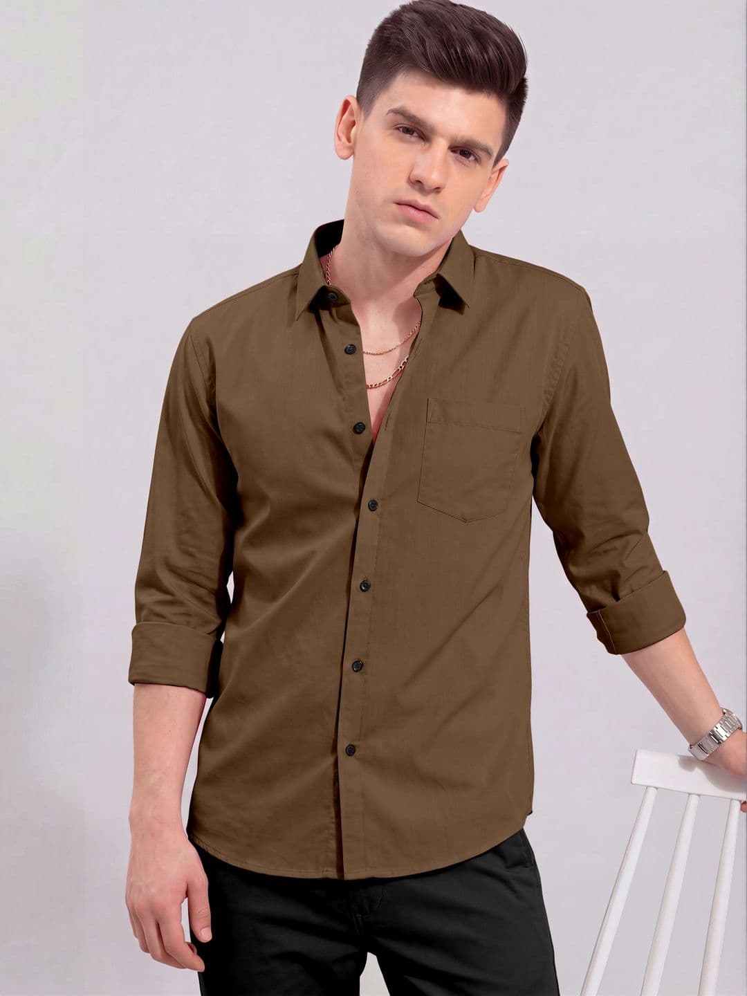LMXWEAR Men Straight Casual Shirt - view 1