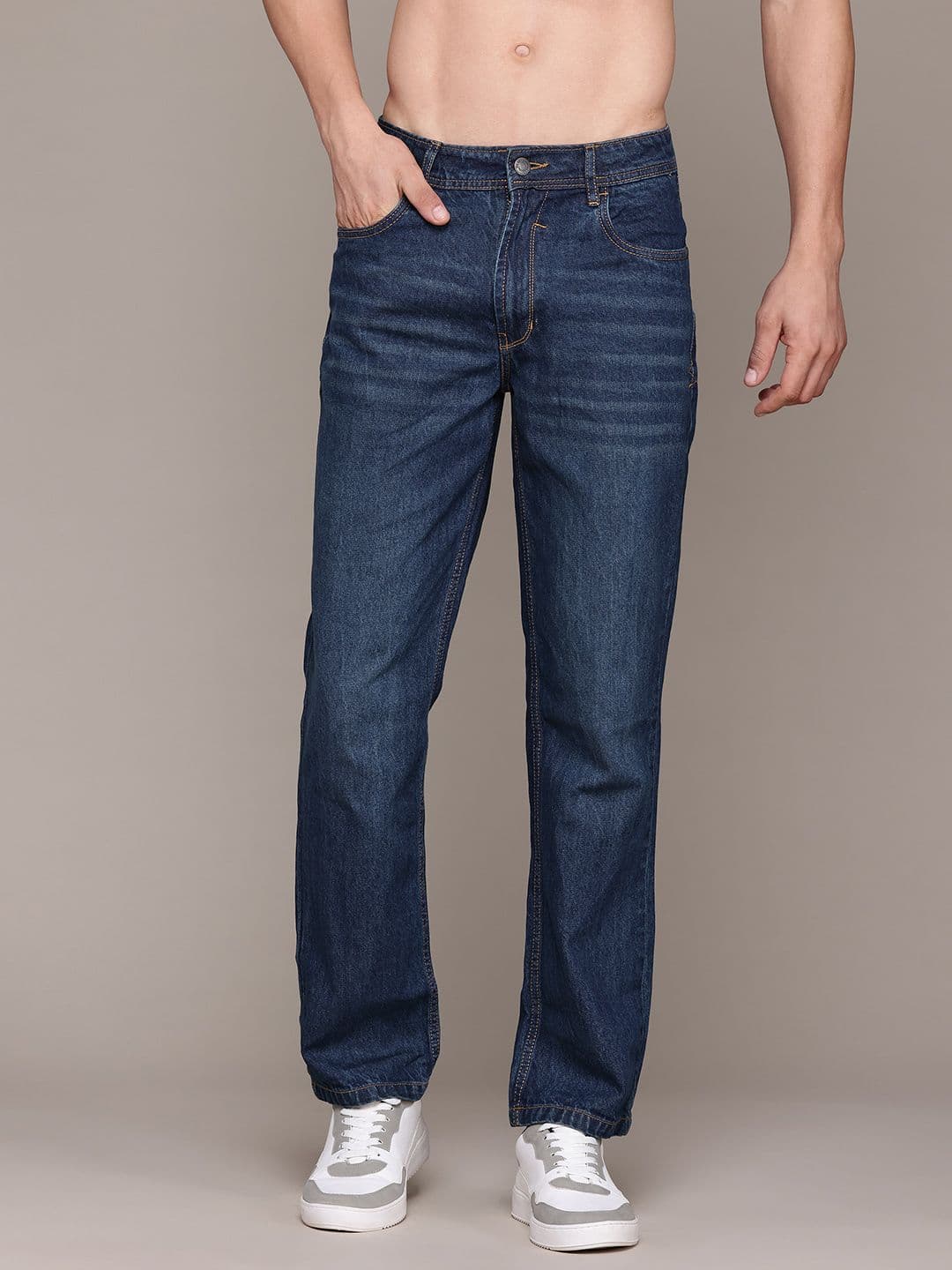 Roadster The Life Co. Men Non-Stretchable Pure Cotton Jeans - view 1