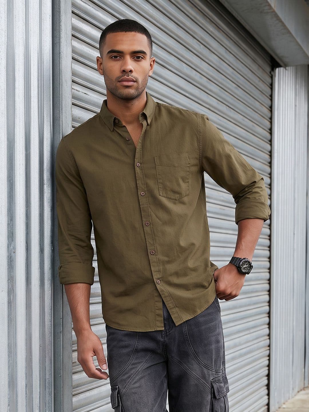 The Roadster Life Co. Pure Cotton Casual Shirt - view 1