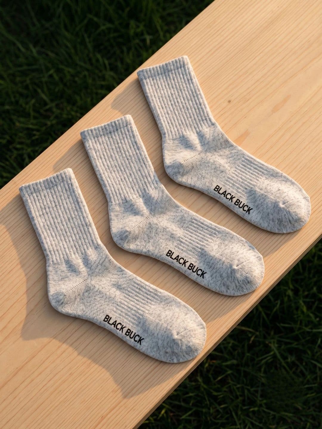 BLACK BUCK Men Pack of 3 Cotton Above Ankle Socks - view 1