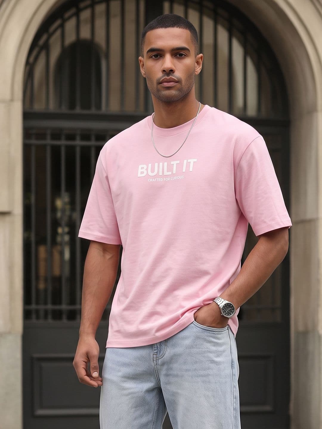 The Roadster Life Co. Relaxed Fit Puff Printed T-shirt - view 1